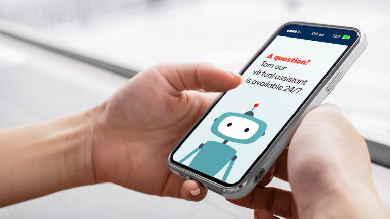 Using chatbot on cell phone